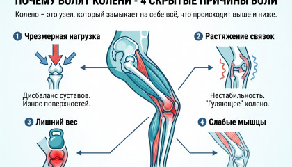 Почему болят колени — 4 скрытые причины боли