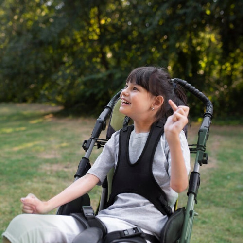 Hyperkinetic form of cerebral palsy
