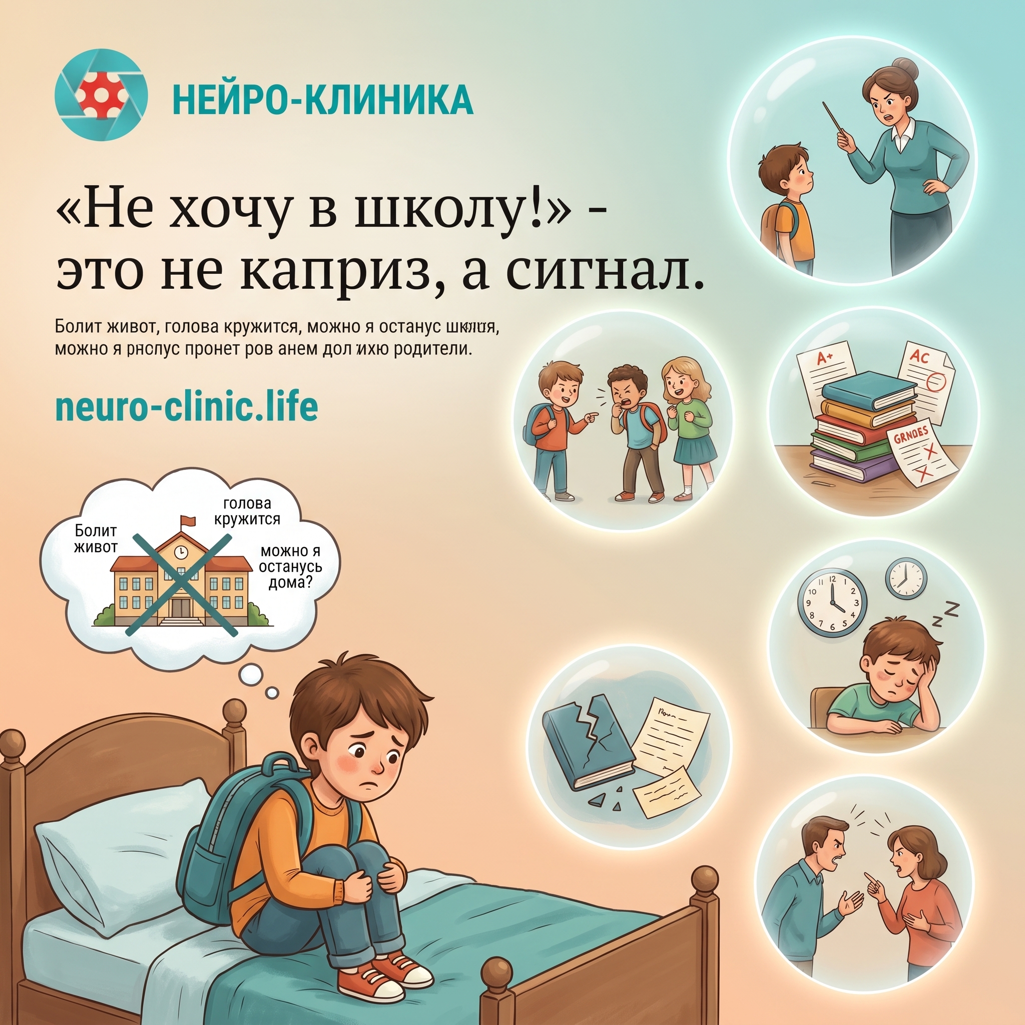 Не хочу в школу!» - это не каприз, а сигнал