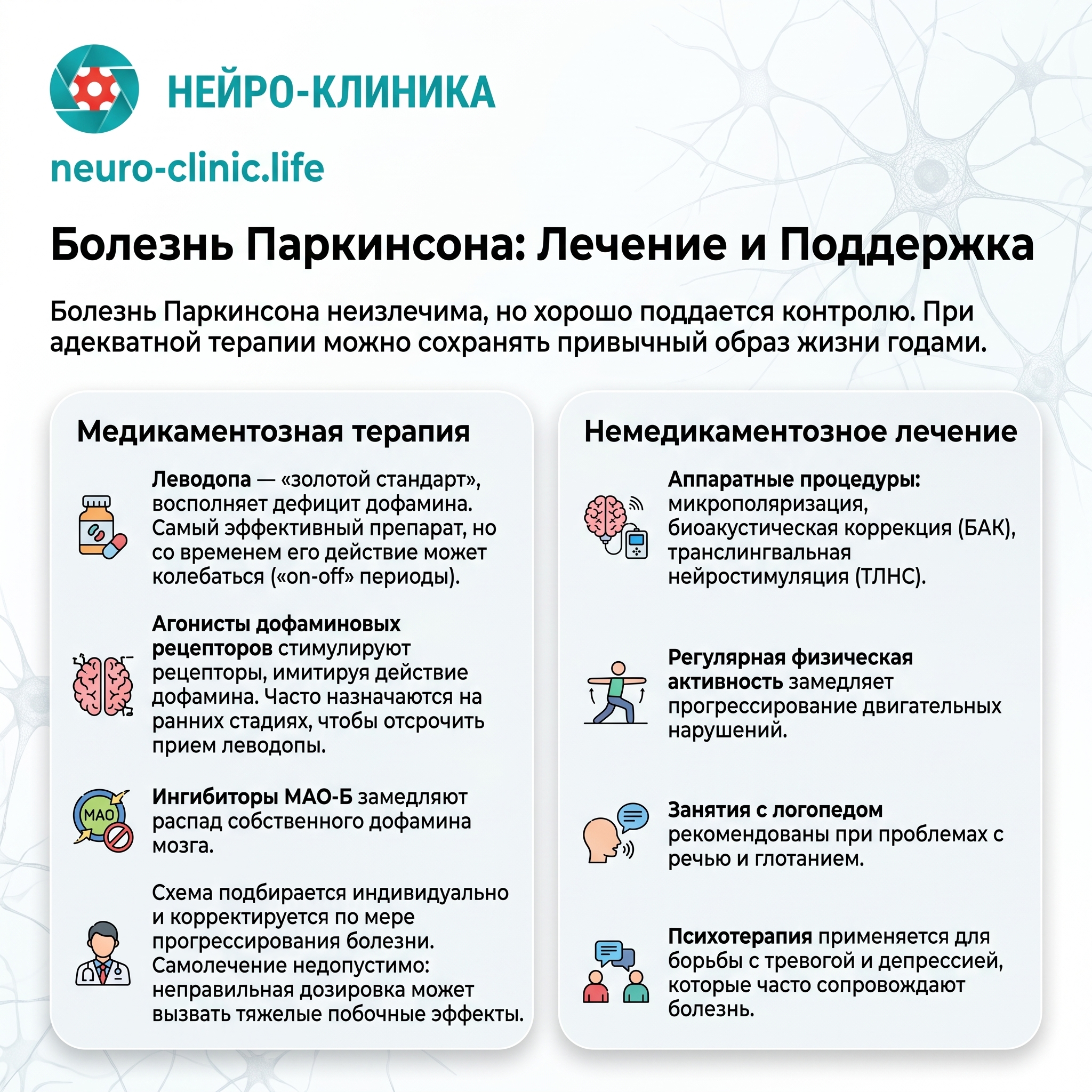 Лечение медикаменты и не только