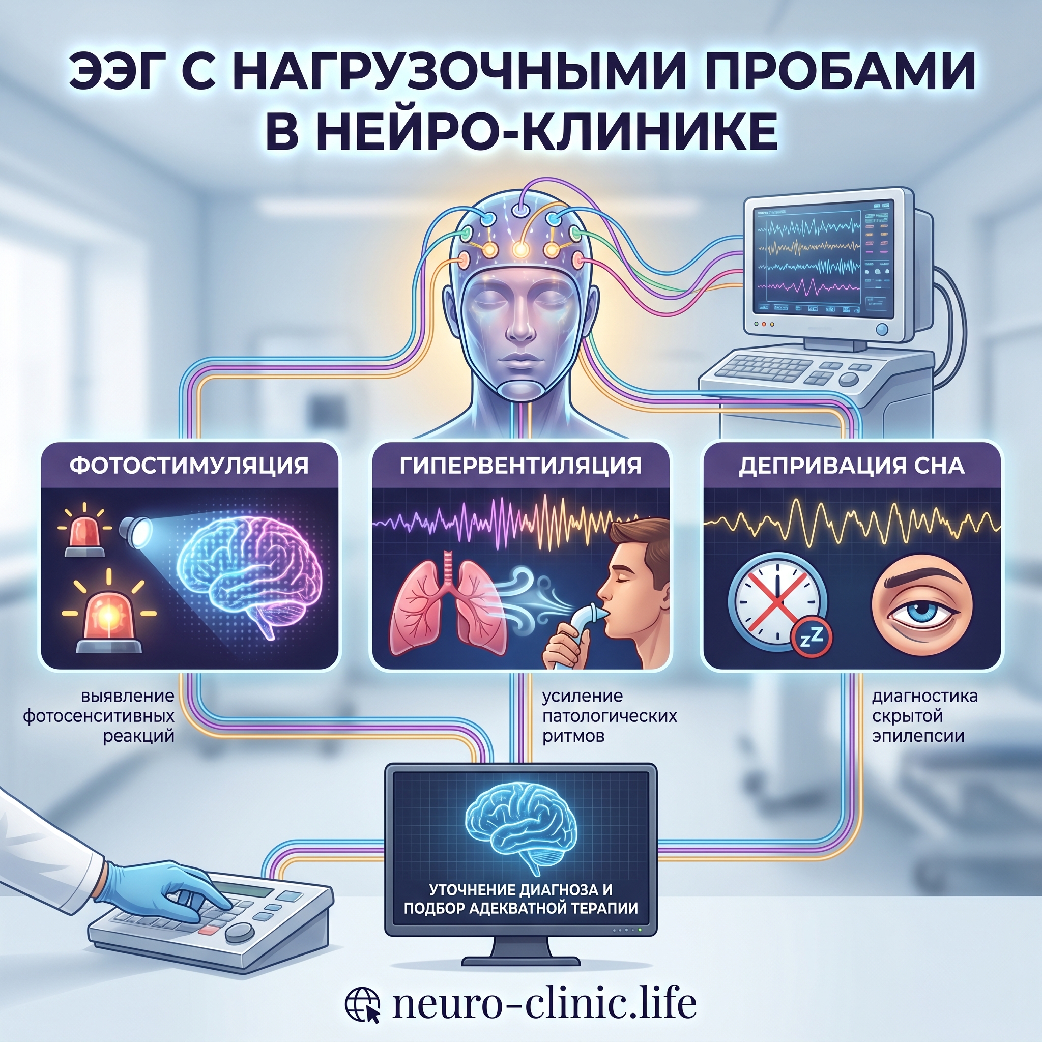 ЭЭГ с нагрузочными пробами